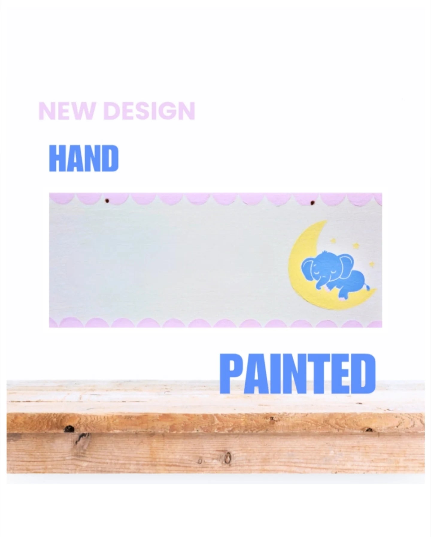 Hand-painted name plate